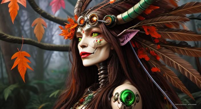 Cyberpunk Space Rider in Retro Sci-Fi Style