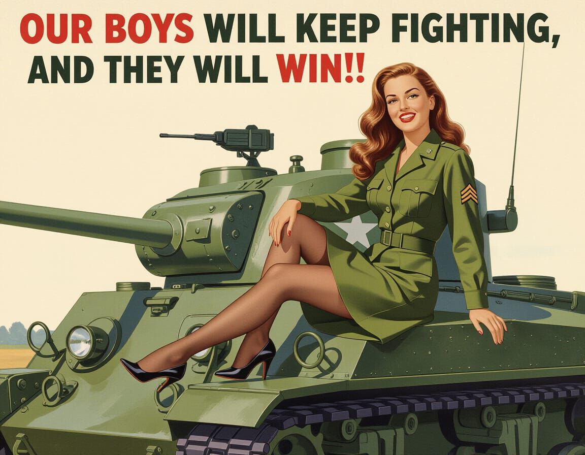 Vintage 1940s Poster: Victory Assured