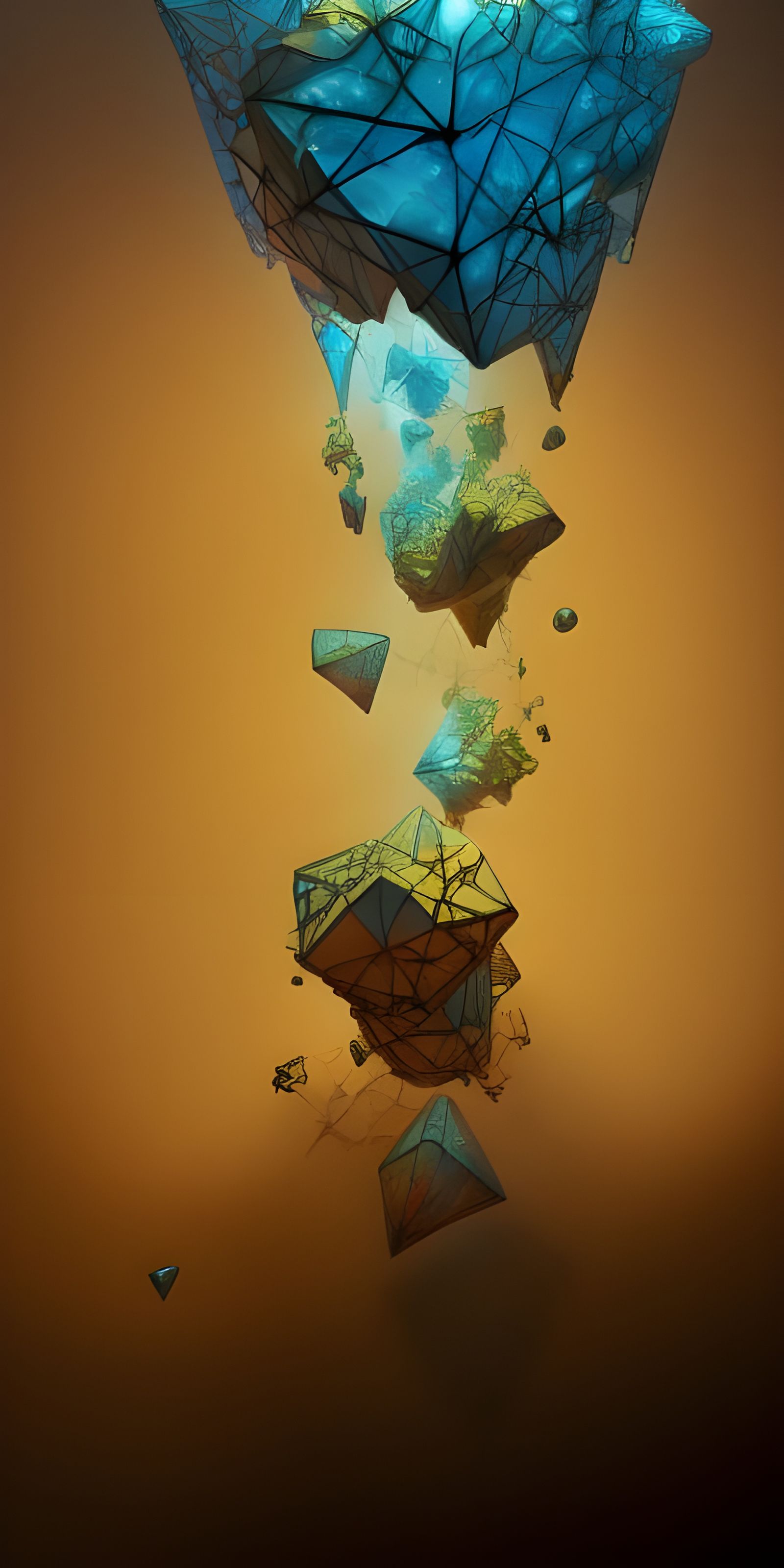 Octahedron Fractal in Hyperreal Style