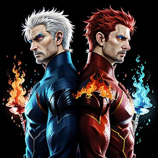 Dynamic Fire and Ice Composition