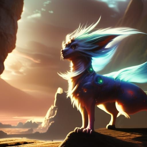 Steampunk Dog Fantasy Concept Art