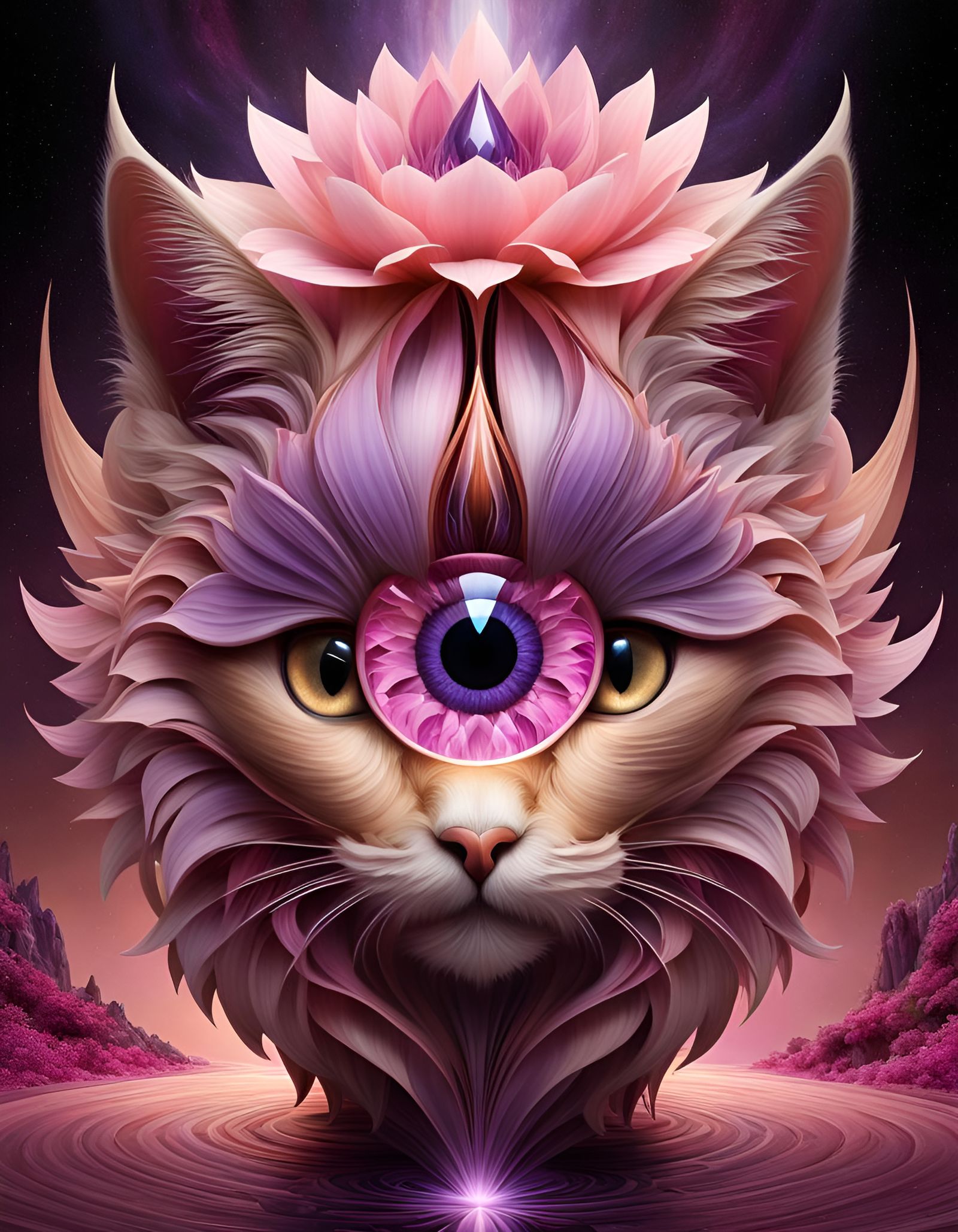 Magical Portal to Another World as Op Art