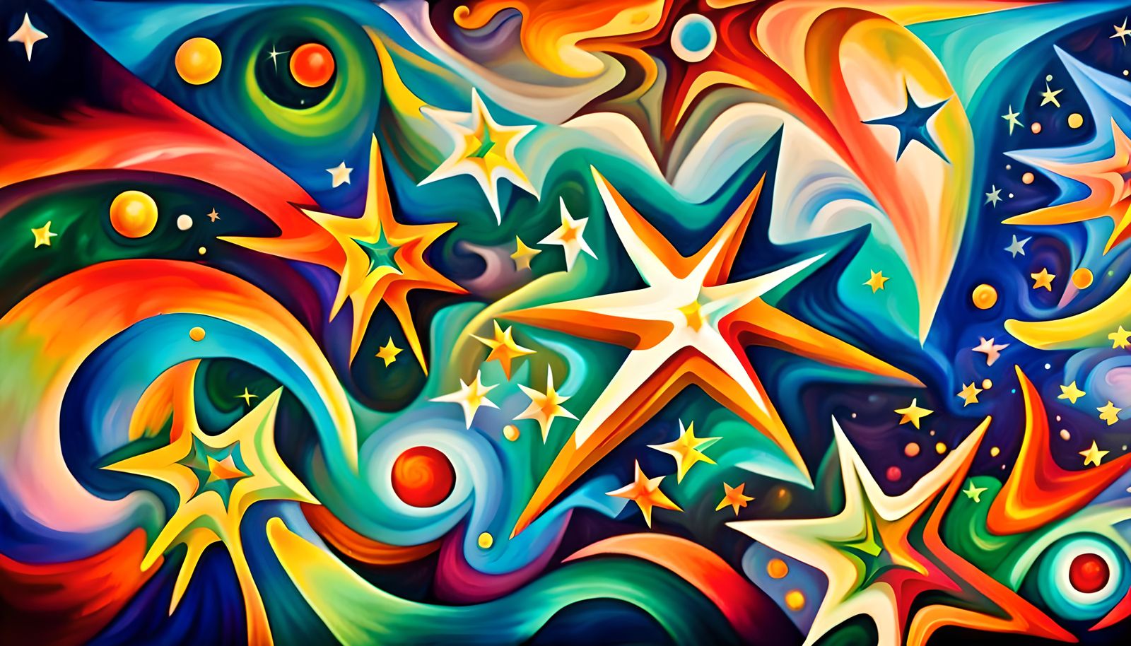 Iridescent Stars in Electromagnetic Plasma Maelstrom