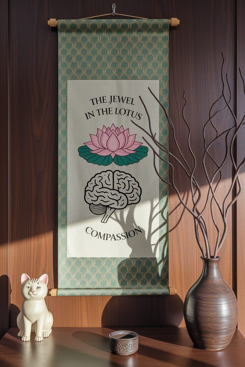 COMPASSION IS THE JEWEL IN OUR MIND, THE LOTUS