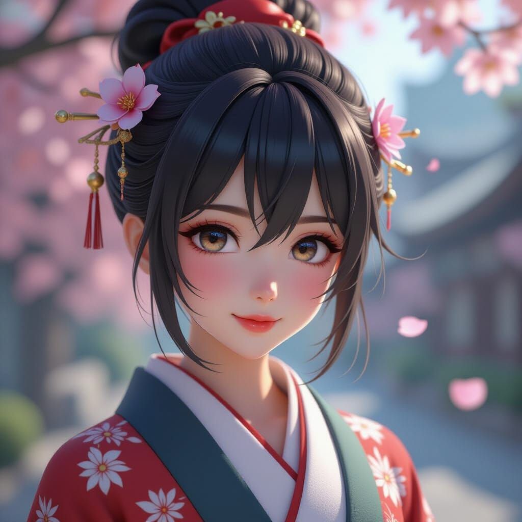 Silky Smooth Texture in 3D Anime Art Style