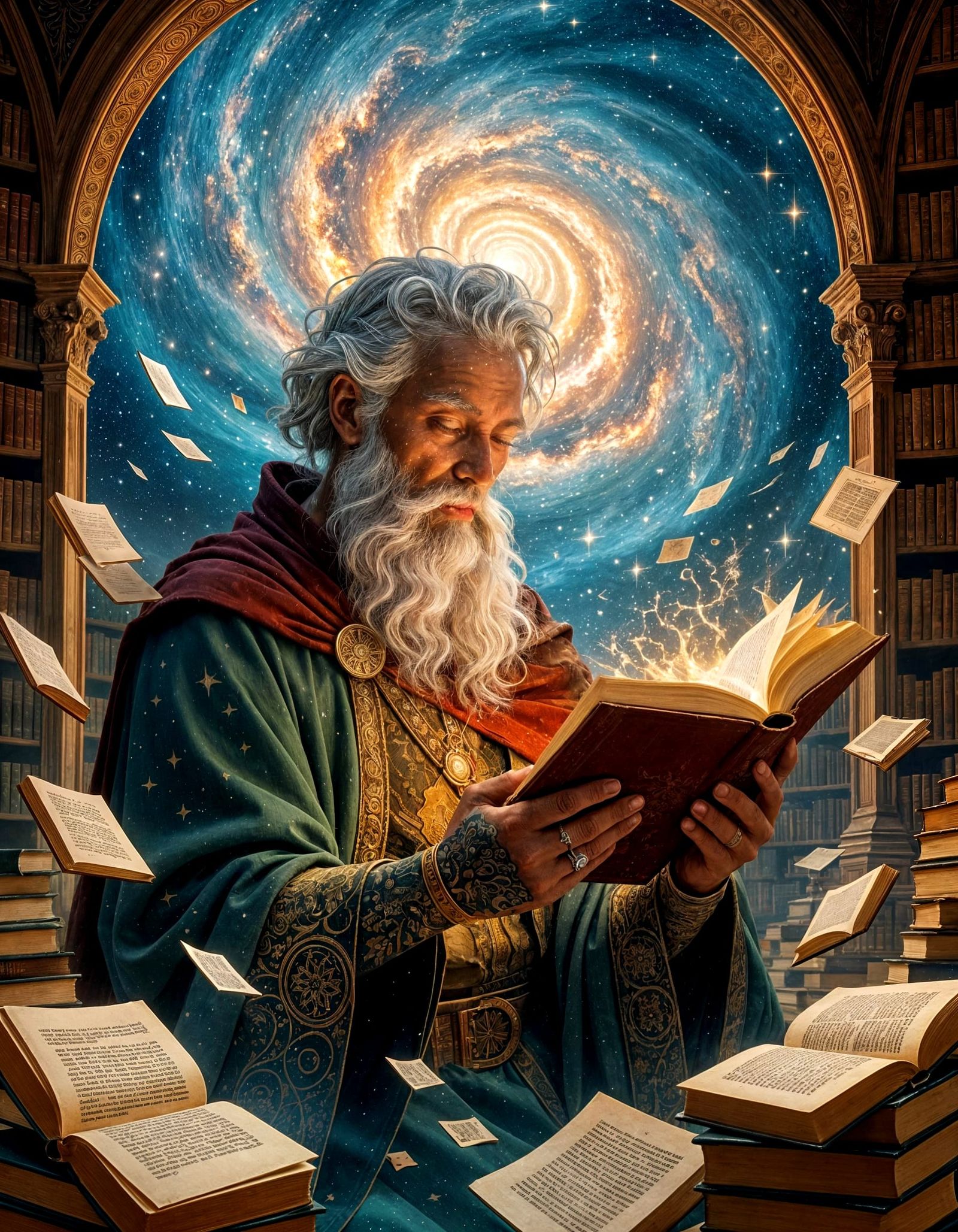 Cosmic Librarian Amidst Galaxies of Forgotten Languages