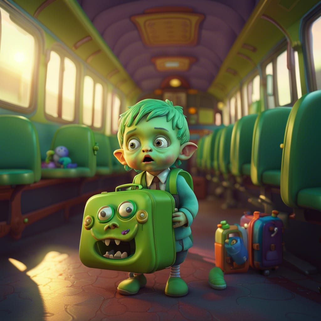 Riding a Bus- first day of School