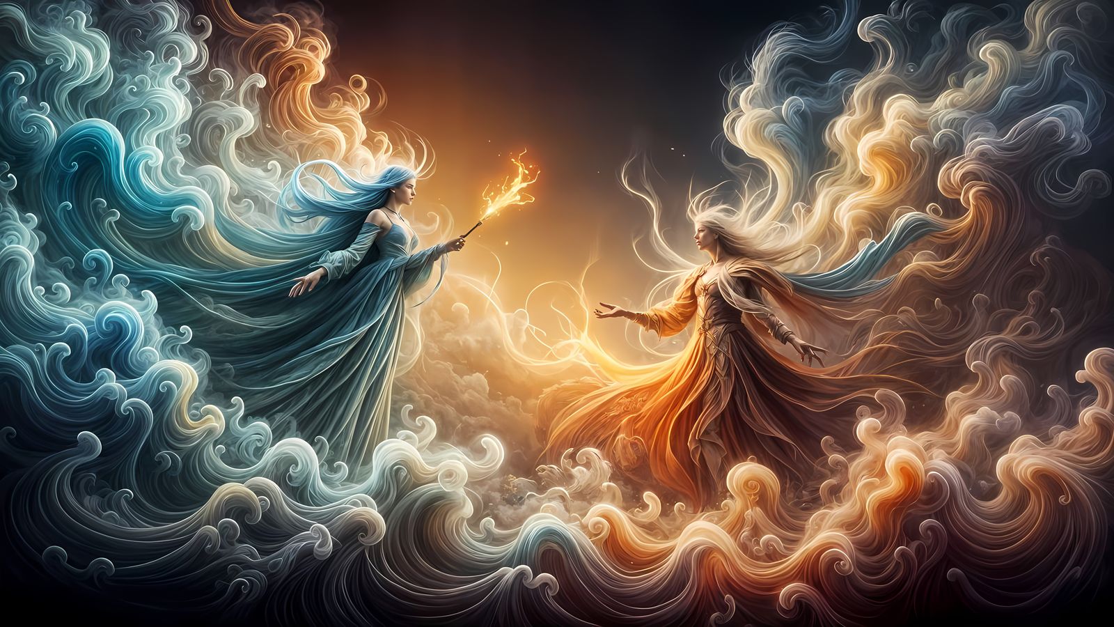 Legendary Wizards Battle in Alternate Reality