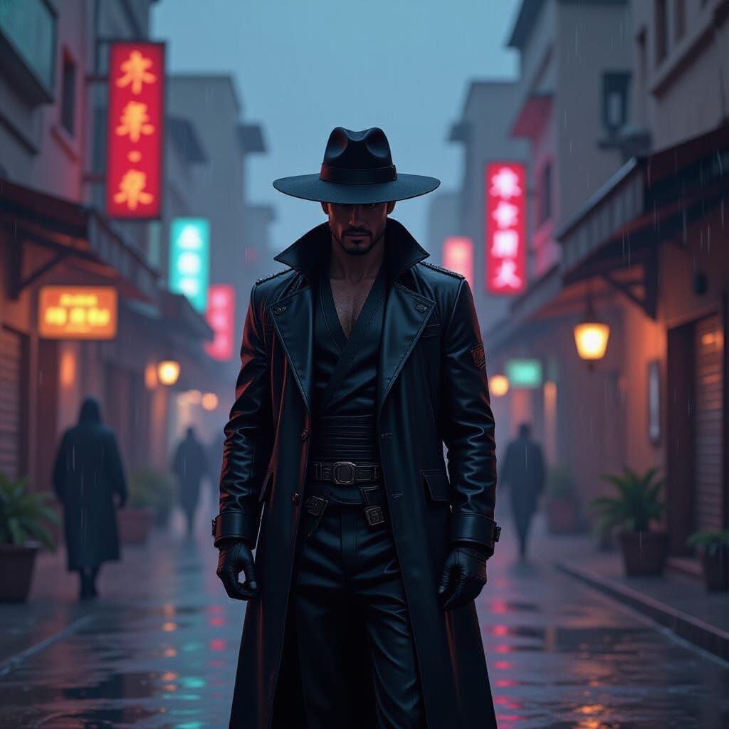 Street fighter meets Casablanca, with a touch of Gundam