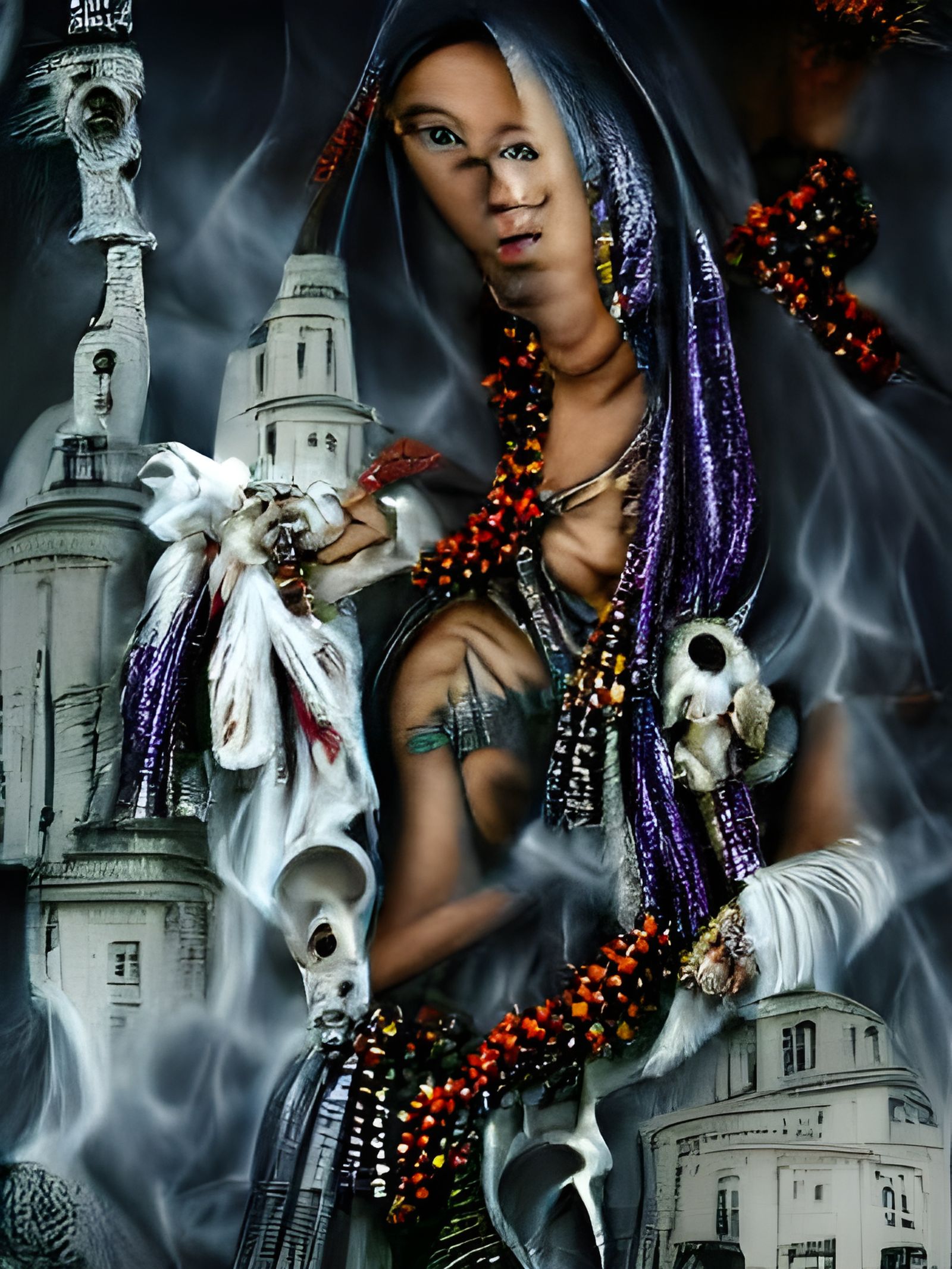 Voodoo Queen Marie Laveau, Anne Stokes Style