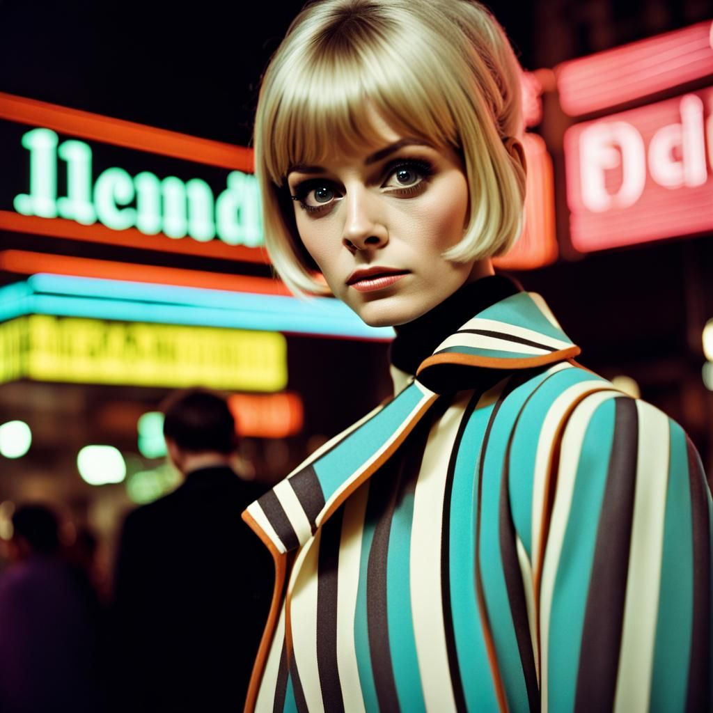 1960s Fashion in London's Piccadilly Circus