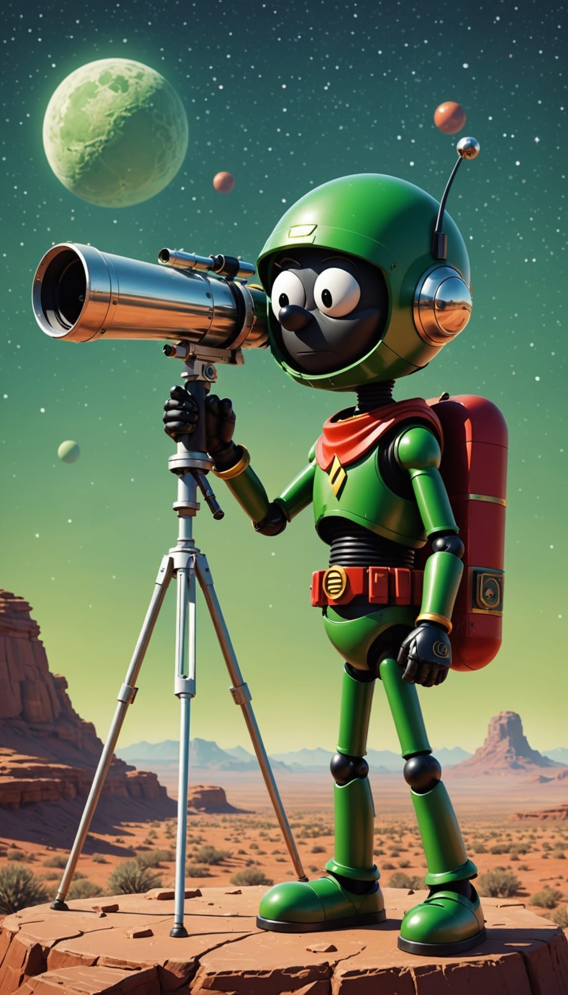 Marvin the Martian Observes the Cosmos