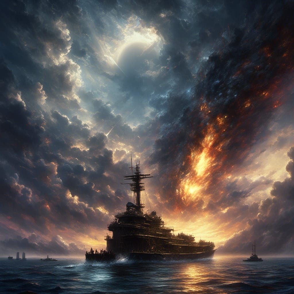 Dramatic Skyfall Over USS Arizona Memorial