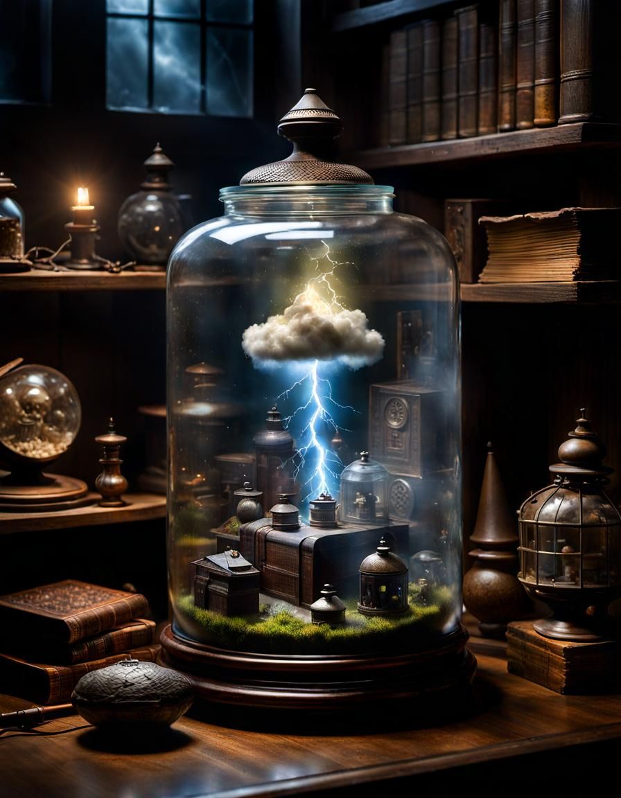 Miniature storm creator