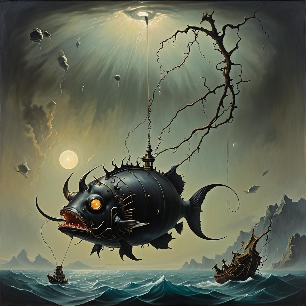 the lantern anglerfish