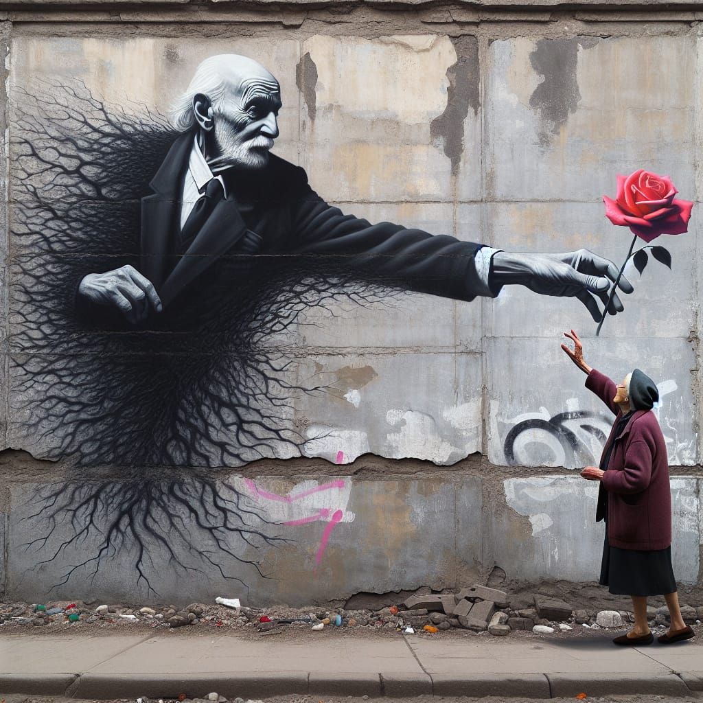 Graffiti God Breaks Free in Vivid Oceanic Style