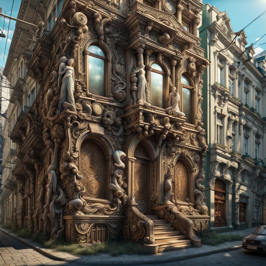 Hyperrealistic Street Art in Dystopian World