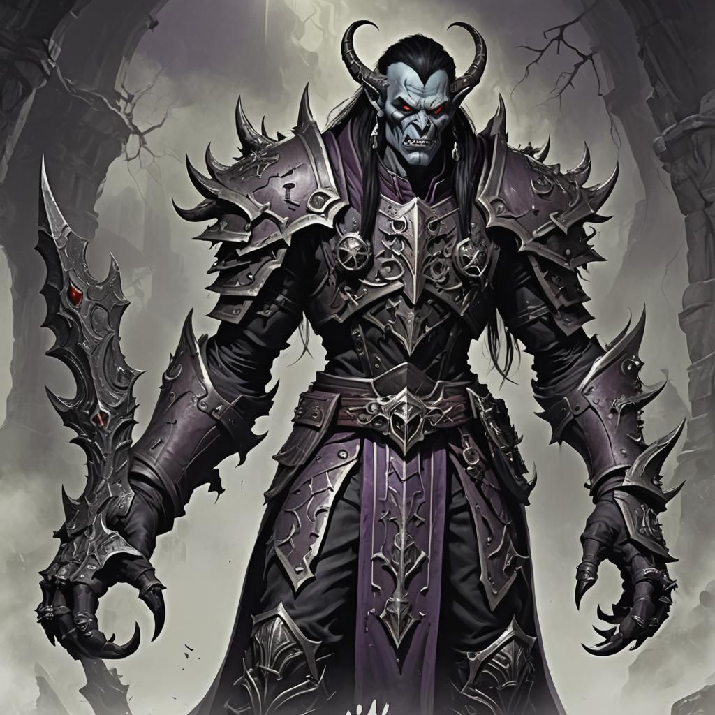Lord Kael'Thar: Malevolent Fiend of Shadowspire Citadel