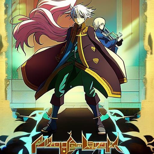 Clockpunk Time Lord in Anime Style