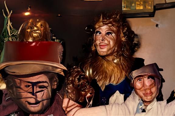 Wizard of Oz Crew at Studio 54, Lowbrow Art