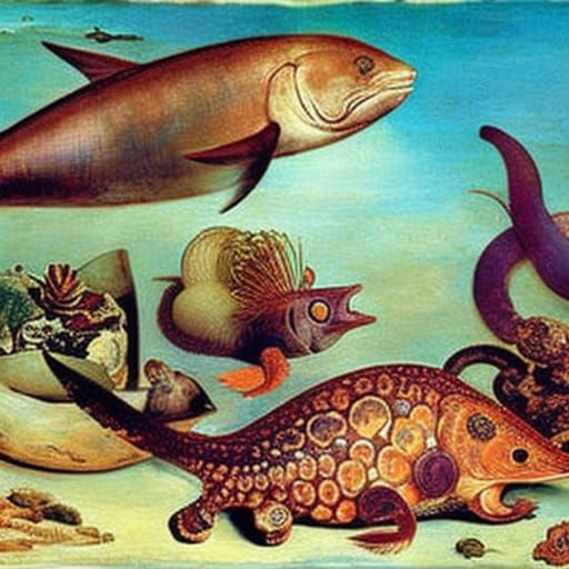 Mousefishes and Hedgeoctopuses in Hybrid Style