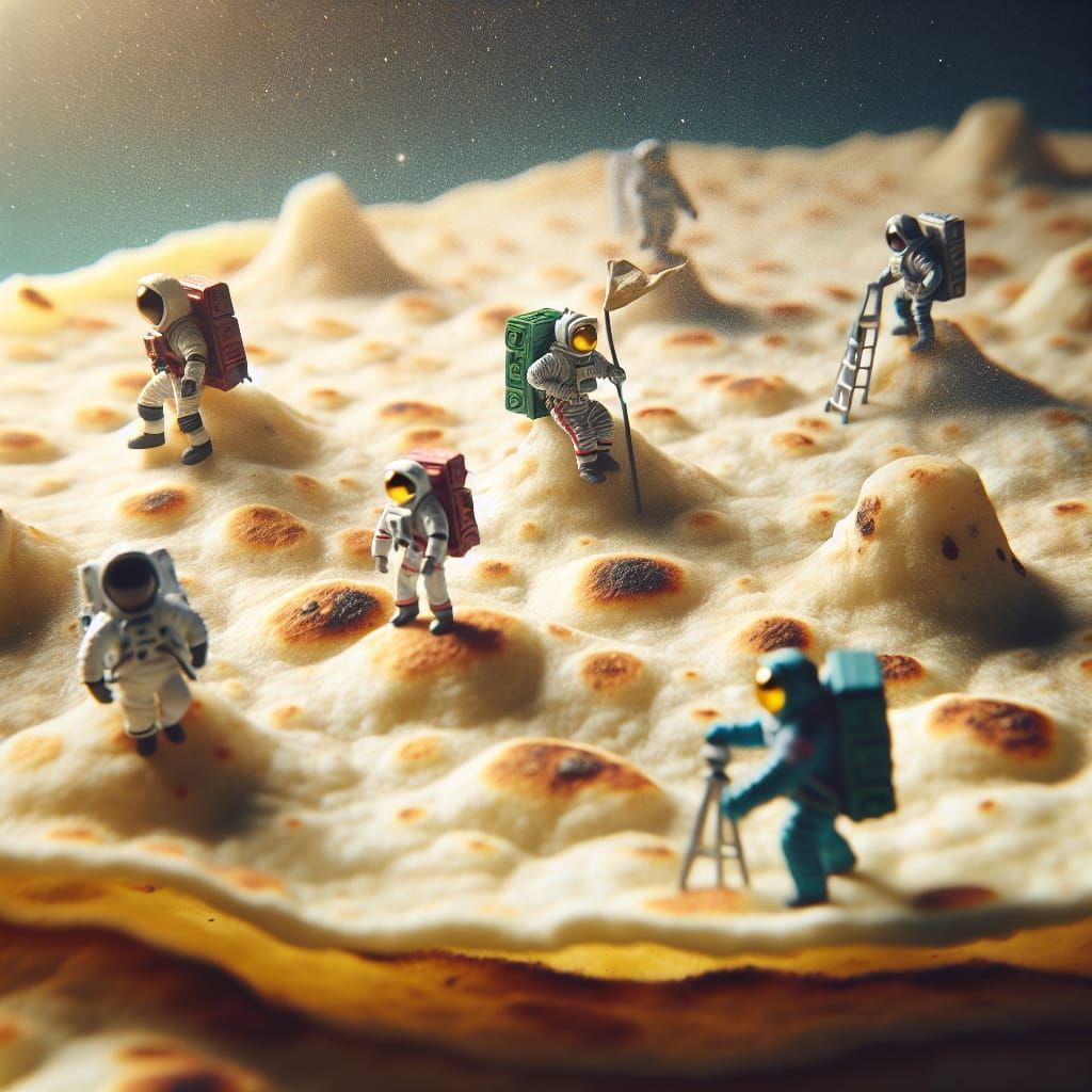 Tortilla Planet: Miniature Astronauts' Cinematic Exploration