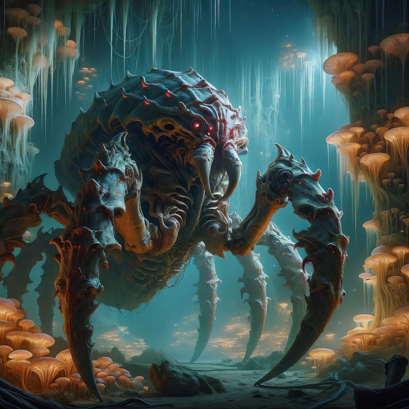 Fearsome Mindshredder Warrior in Spooky Cavern