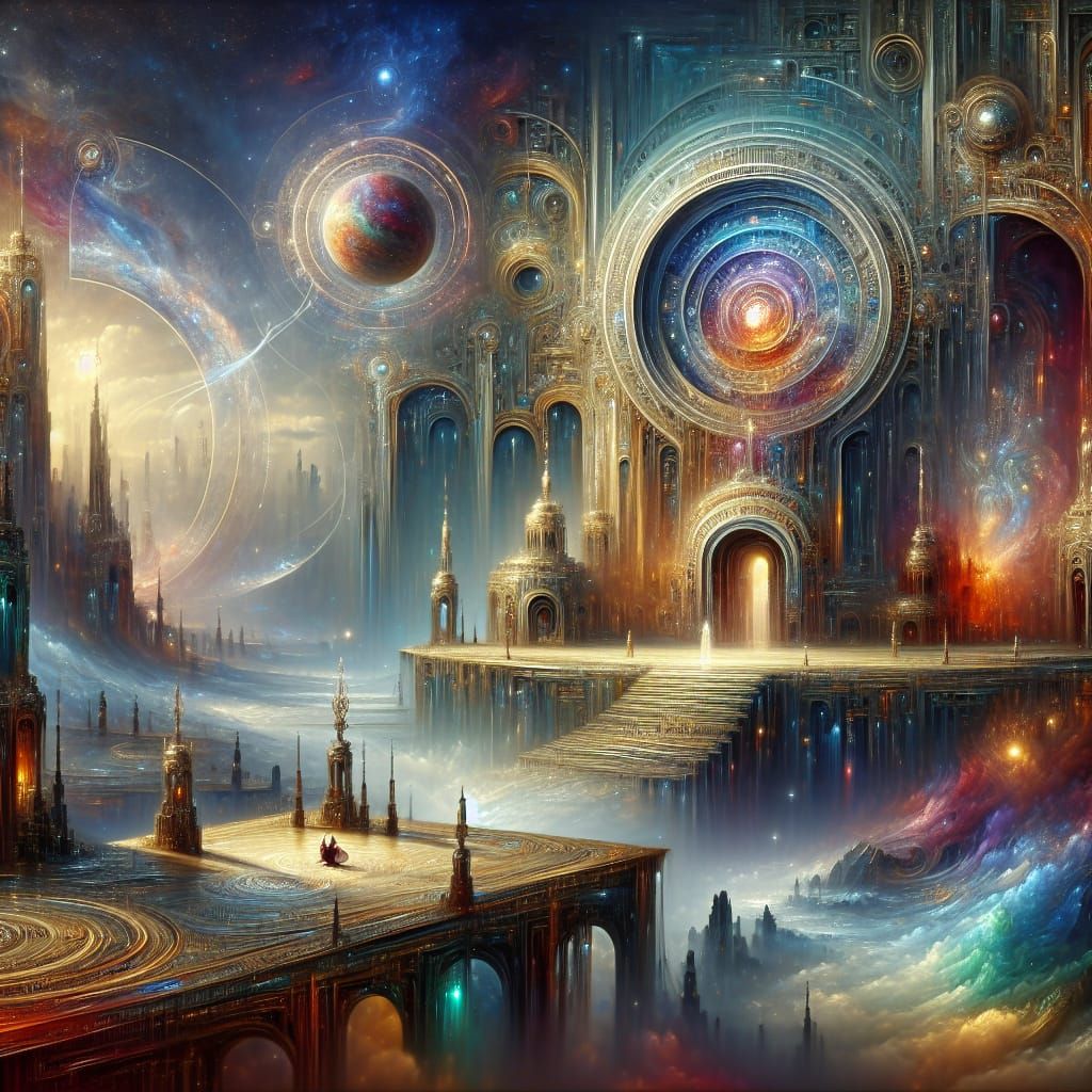 Fantasy Mentoring Concept Art in Striking Colors