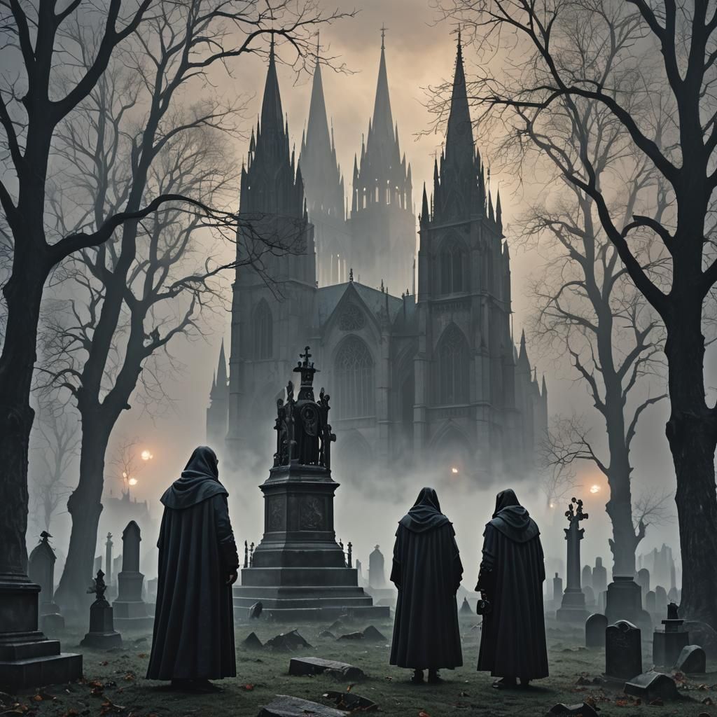 The Mage Matt Hamblin and Professor LeDuc greet each other at a funeral.