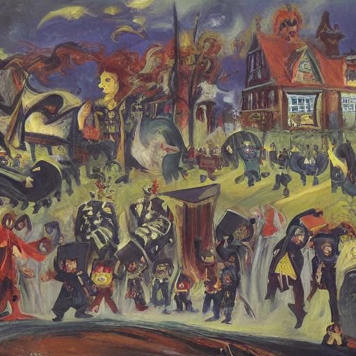 Vampire Tournament in Expressionist Clay Animation