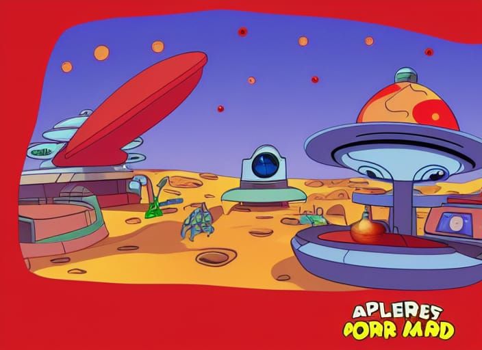 Pizza Planet on Mars