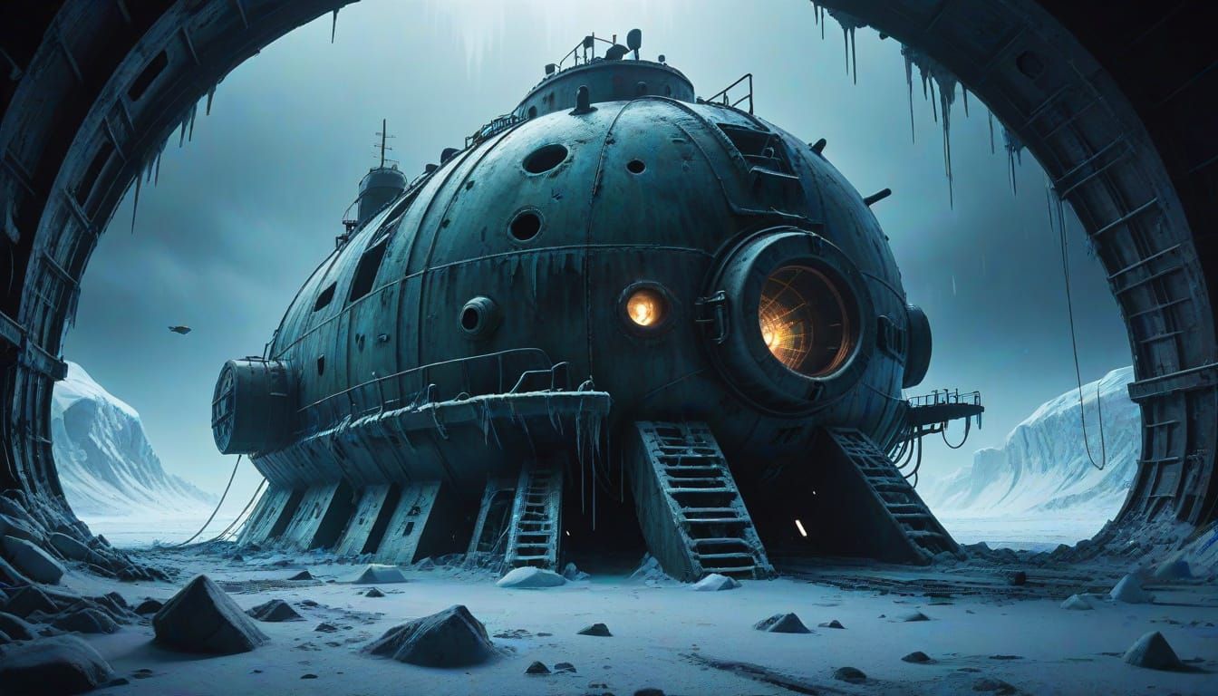 Eerie, Bell-Shaped Artifact in Antarctica's Icy Wastes