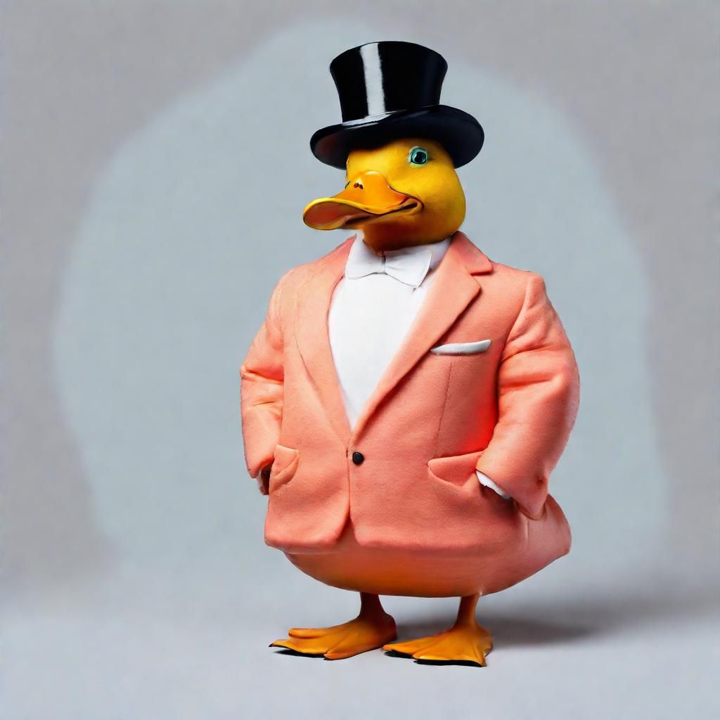 Duck in Smoked Salmon Outfit: Designer Fashion