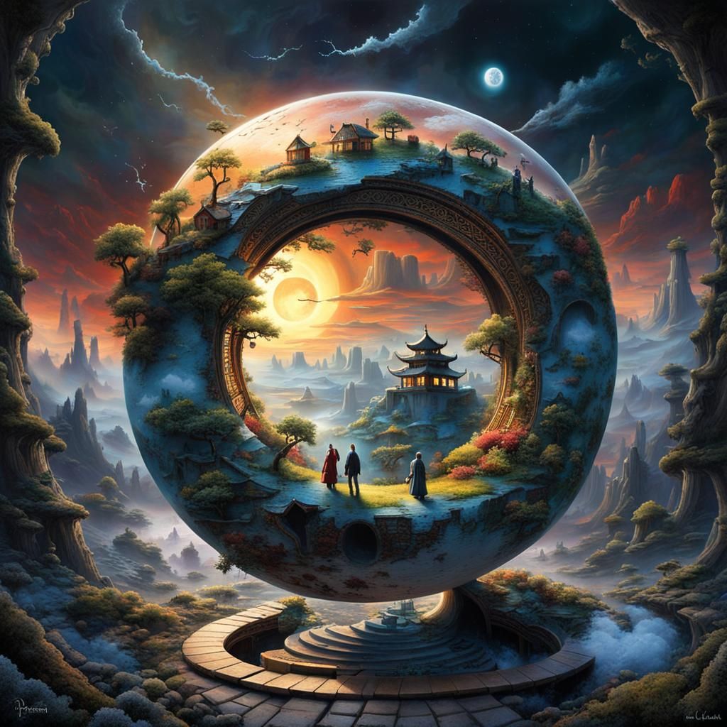 Surreal Stargate Dreamscape by Woodroffe, Jansson, and Stran...
