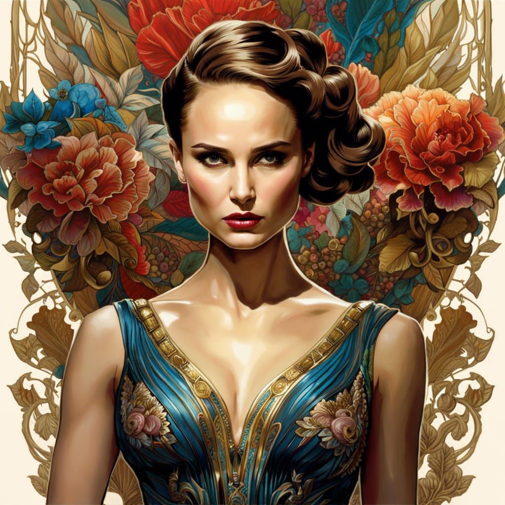 Natalie Portman evening dress