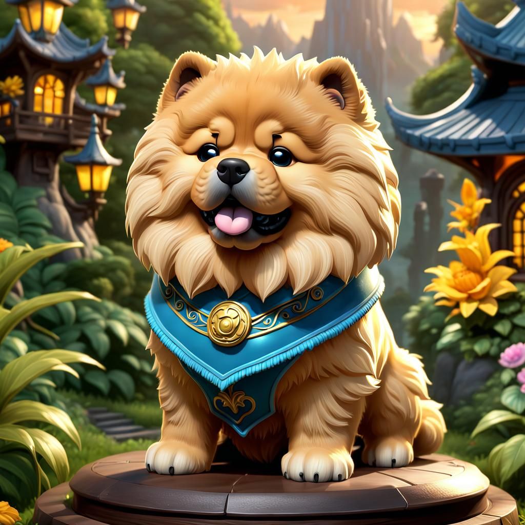 Chow Chow Bobblehead