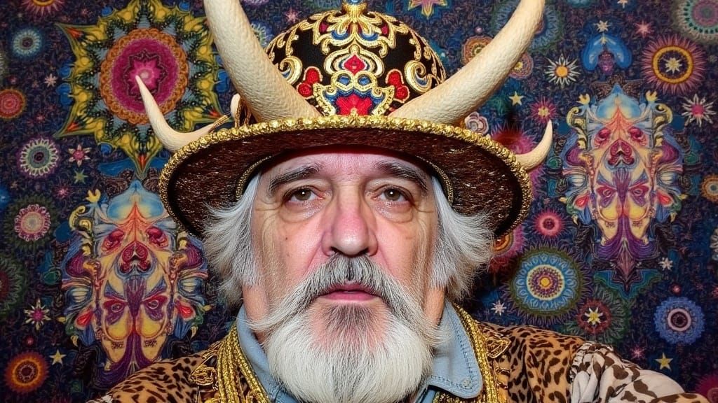 Emperor of Wonderland: A Surreal Fantasy Painting