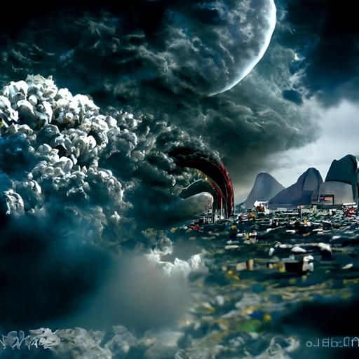 Epic Apocalypse Digital Matte Painting
