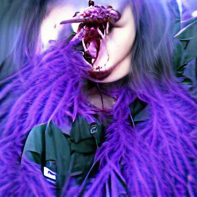 A Purple People Eater Cannibal Image