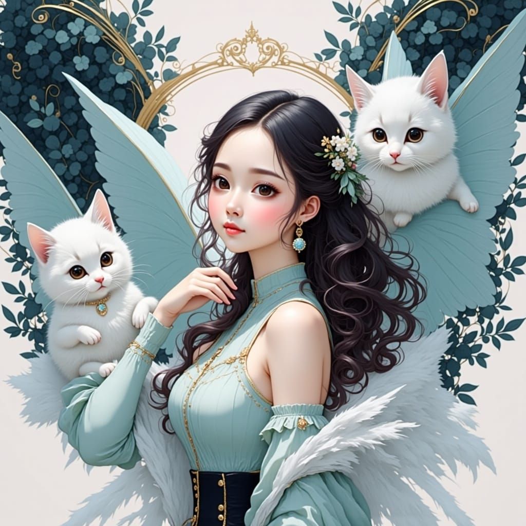 Whimsical Cartoon Characters in Flux