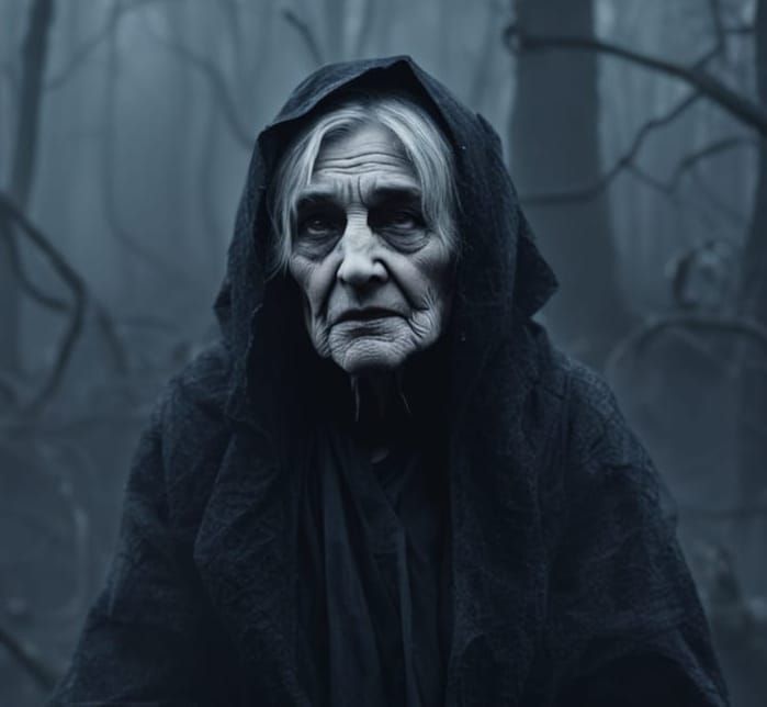 Withered Swamp Hag in Ravenloft Style