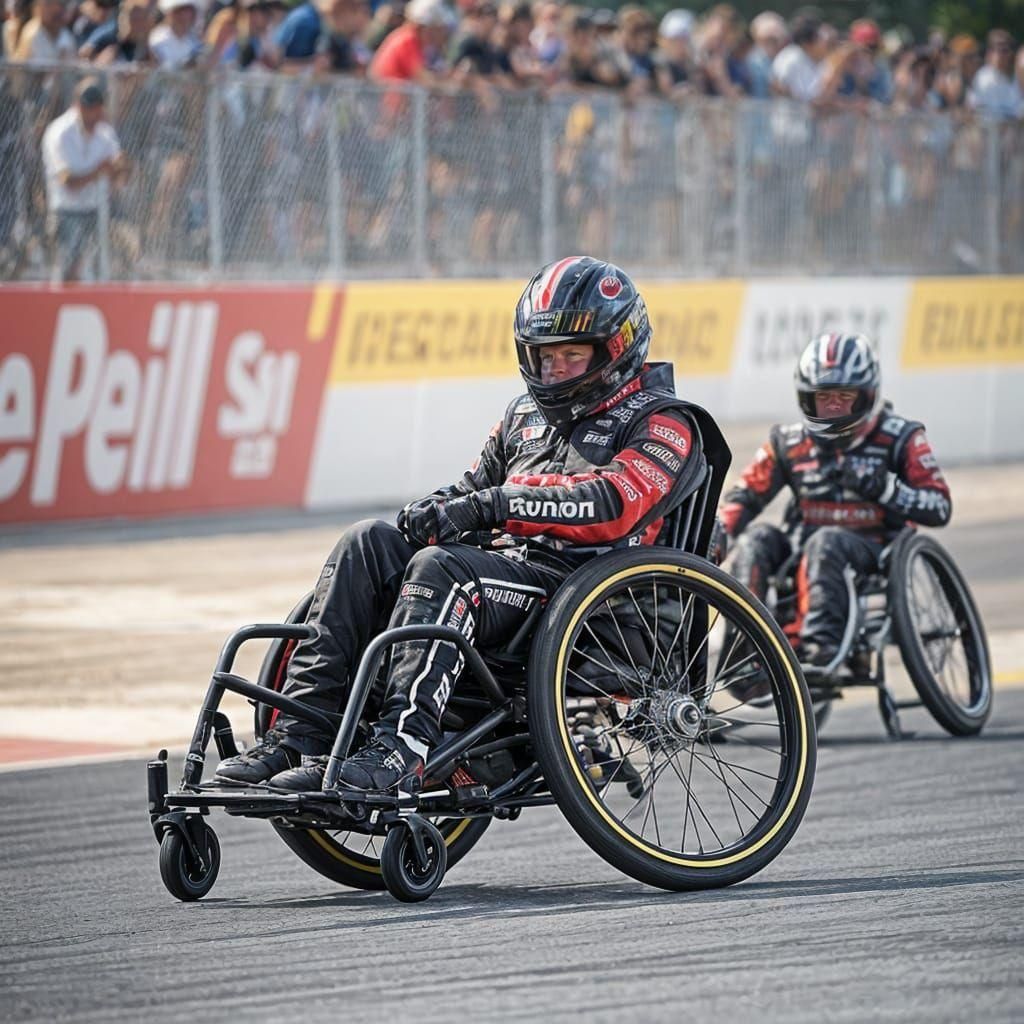 NASCAR Wheelchair Series in Professional Photography