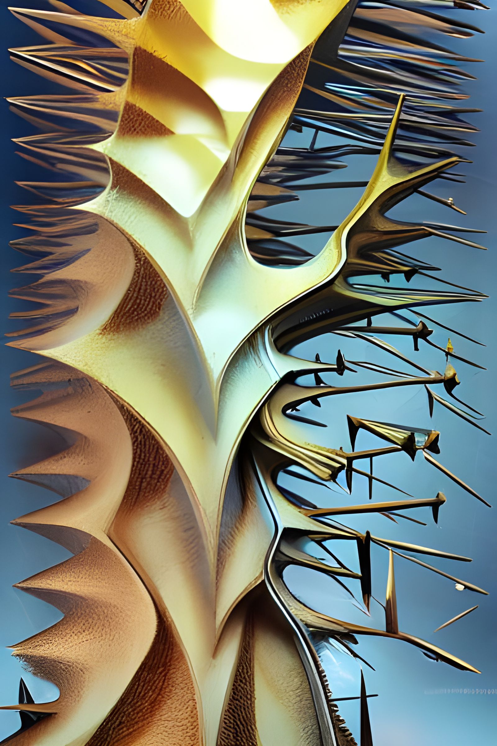 Eldritch Web of Stone: Detailed Digital Art