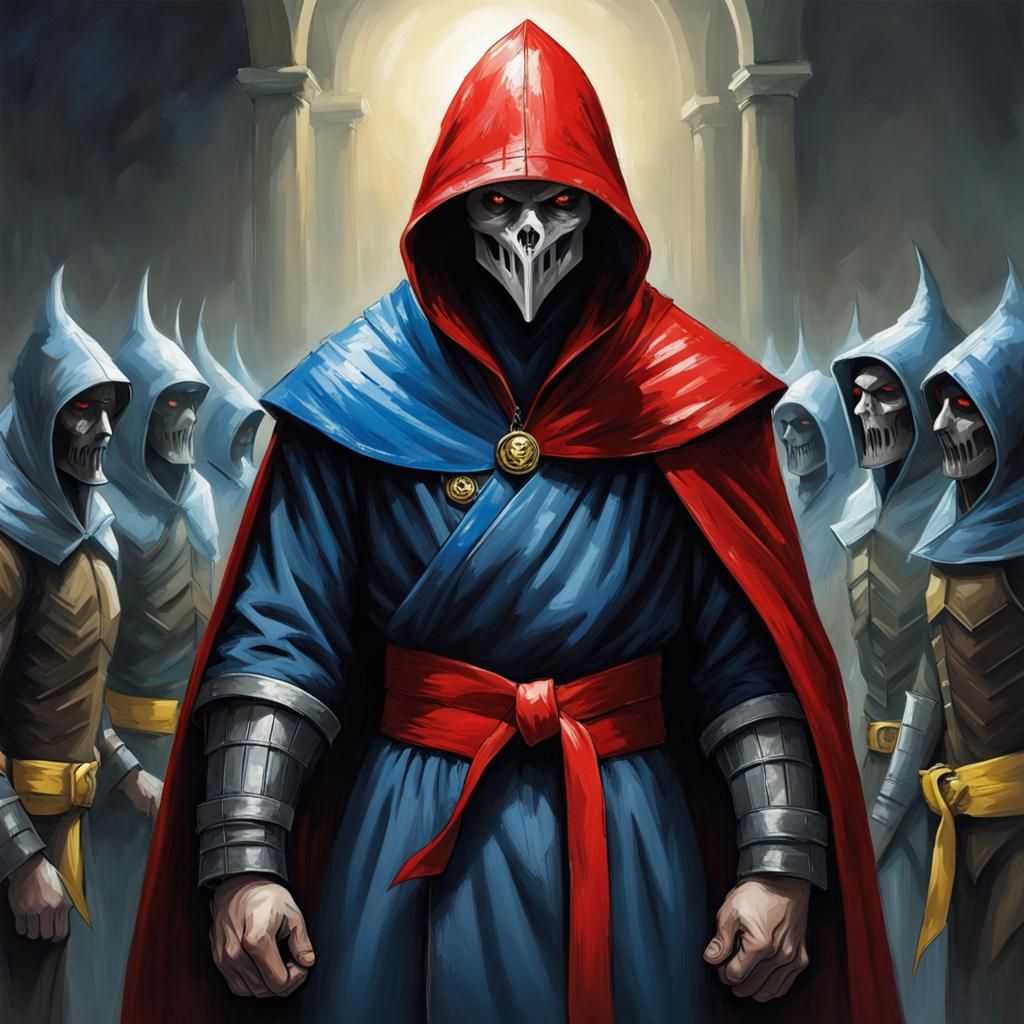 Sinister Leader in Dark Fantasy Style