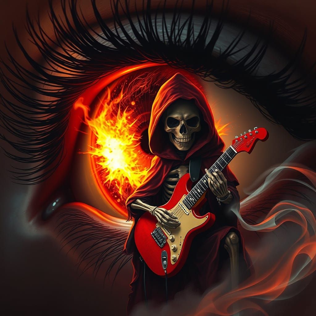 Golden Eye of the Dark Musician