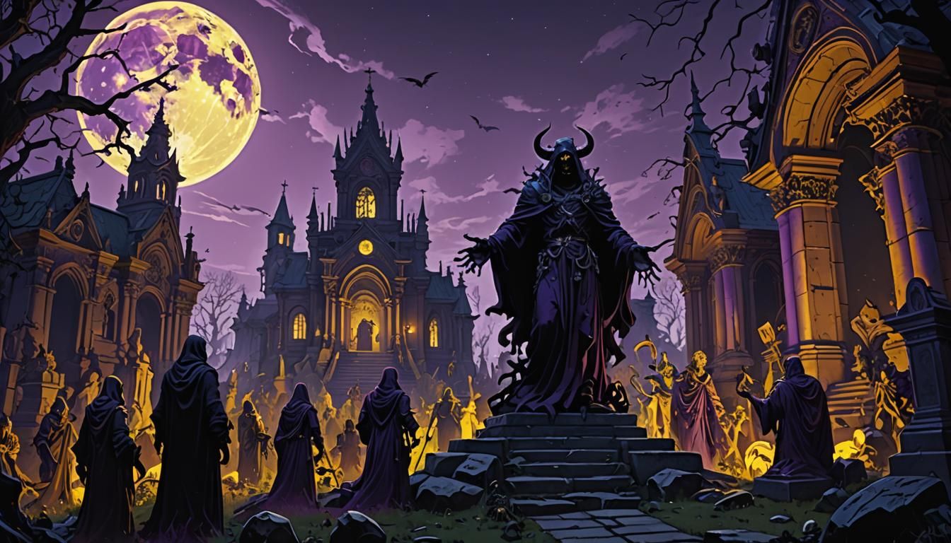 Graveyard Gathering: Demons, Ghosts, and Zombies