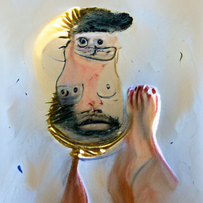 Simple AI Generated Portrait