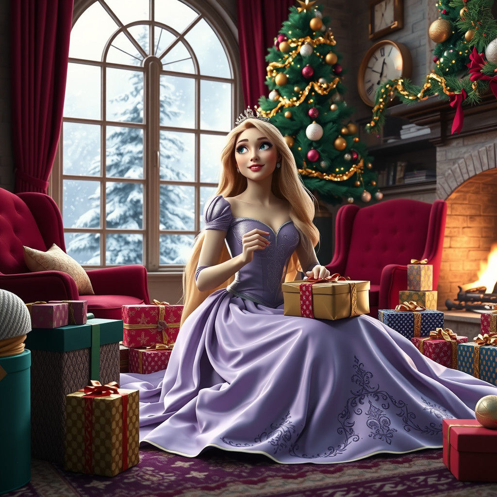 Christmas with Rapunzel 03