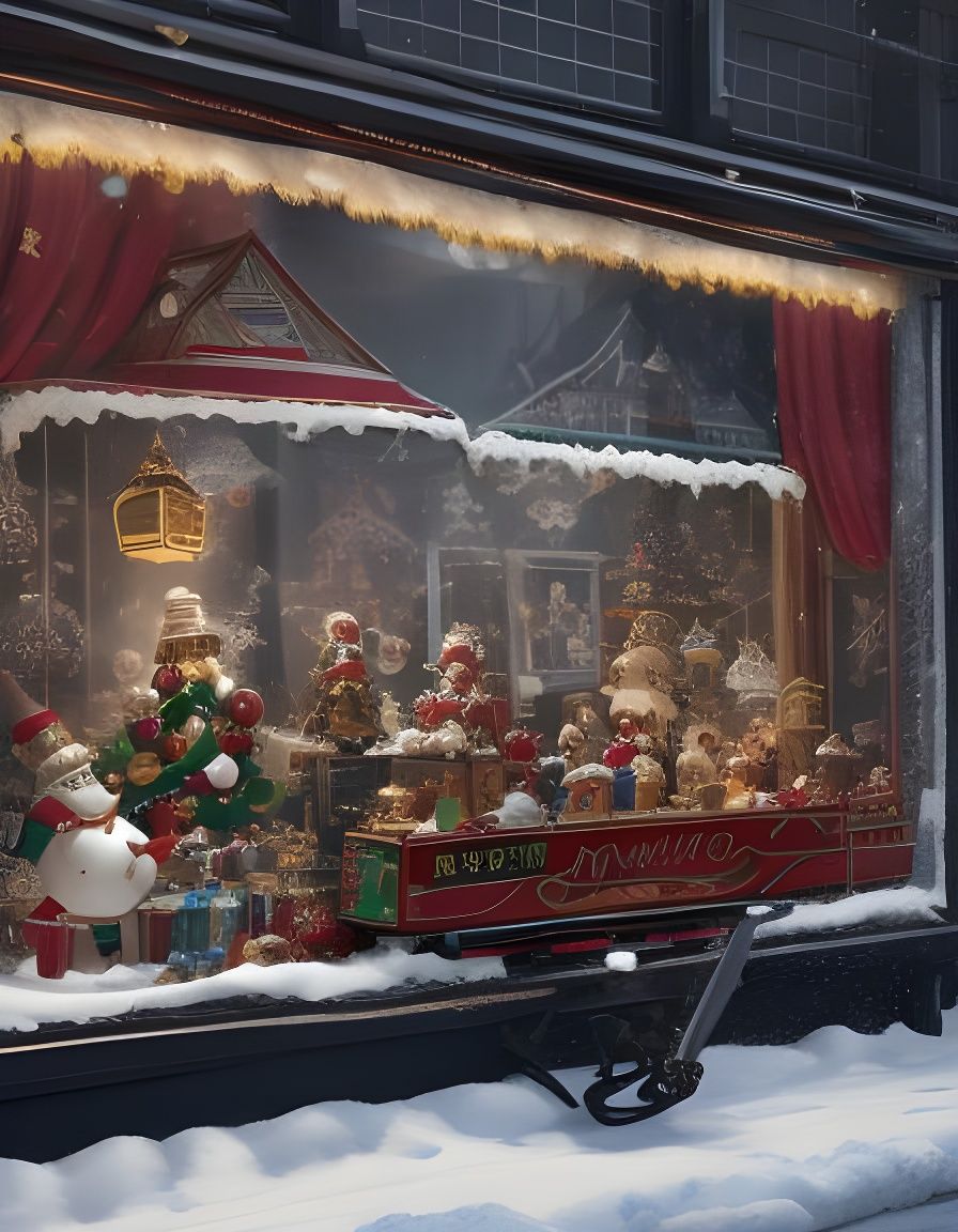 Festive Christmas Toys Come to Life in 3D