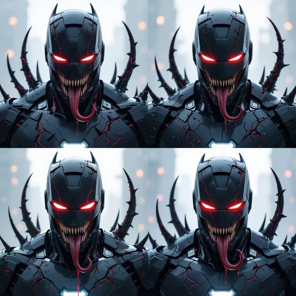 Iron Man Fused With Knull Symbiote